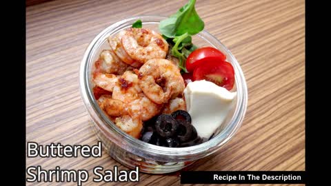 Keto Recipes - Buttered Shrimp Salad