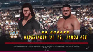 MATCH 193 UNDERTAKER VS SAMOA JOE WITH COMMENTARY