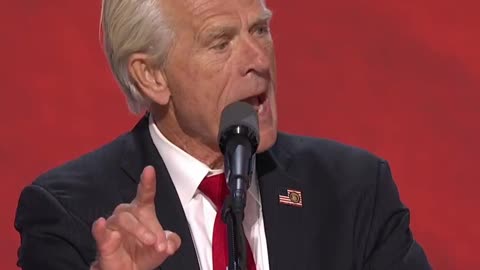 Dr. Peter Navarro's Full RNC Speech Delivered Hours After Being Released From Jail