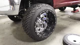 Tiny wheel burnout