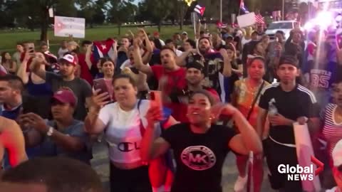 Cuba protests: Demonstrators block Florida highway in solidarity with Cuban protesters