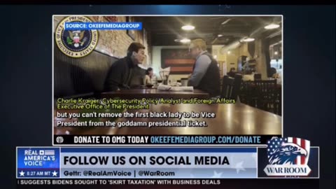 James O’KEEFE - what’s shocking is we have a White House official security official on video confirming what we already know