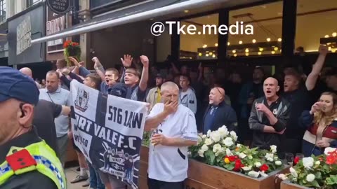 Police Protect Pro Palestinian Drummline