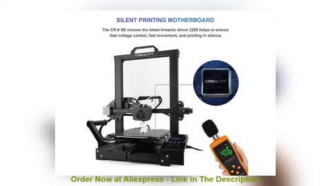 ☑️ CREALITY CR-6 SE DIY 3D Printer Auto Tuning & Sound Motherboard Dual Z Axis Screws Dual Z Axis