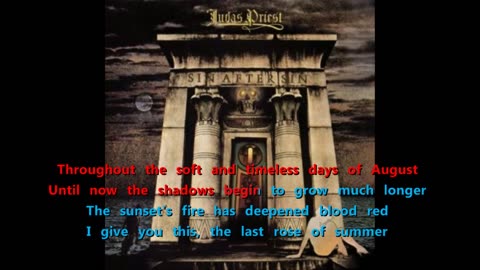 Judas Priest - Last Rose of Summer {don't let go karaoke}