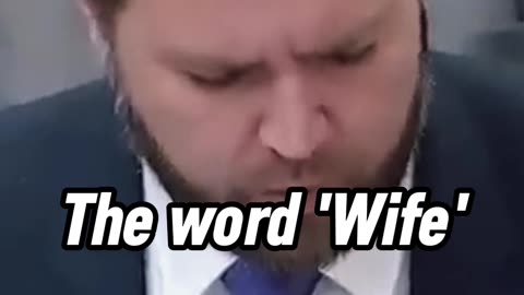 Woke Politician OFFENDED At The Word 'Wife'