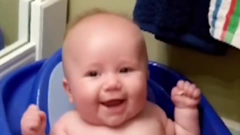 Baby in Funny Mood