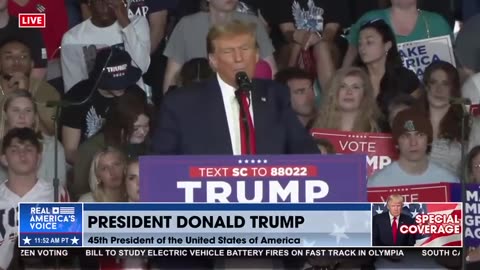 President Trump points out the corrupt radical left's two-tier system of justice