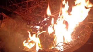 1st fire of winter