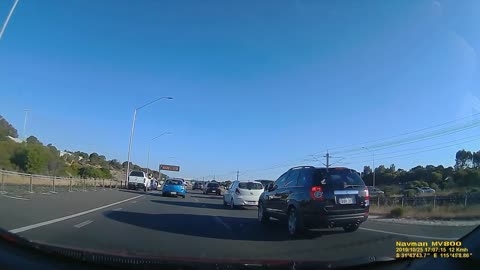 Mitchell Freeway Accident - Rolled Ute (Nissan Navara)