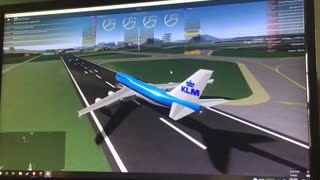 Landing in Flightline (Roblox)