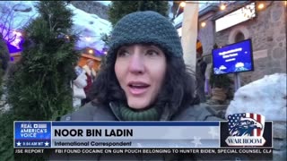 Noor Bin Ladin in Davos