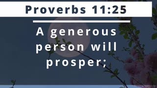 Proverbs 11:25