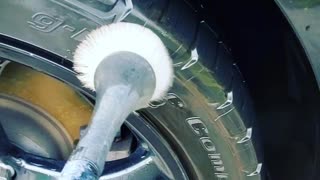 Tire cleaning