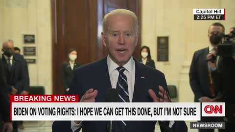 Visibly Frustrated Biden Vows to Fight States' Rights Until His Dying Breath