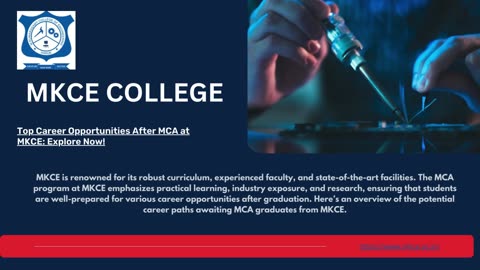 Top Career Opportunities After MCA at MKCE: Explore Now!