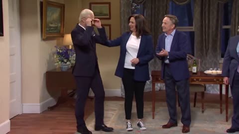 SNL 2021 clip Biden with Dementia and Kamala as the border Czar