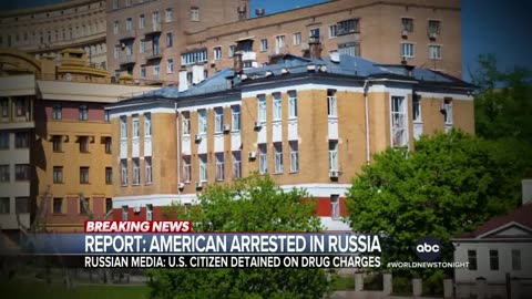 An American arrested in Russia on drug charges