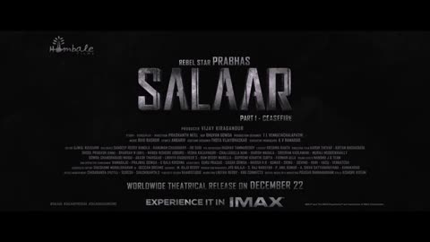 Salaar movie trailer