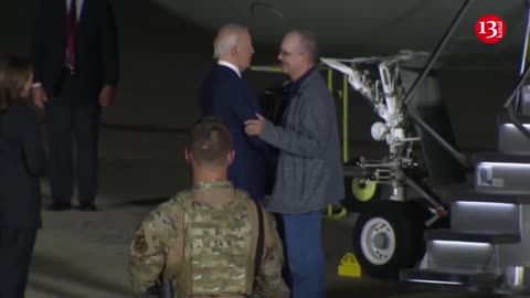 Biden and Putin greet prisoners released after largest prisoner swap between US and Russia