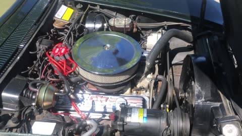 Chevy 350 Engine in 1970 Vette