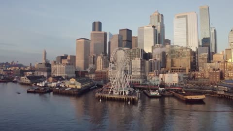 Seattle Ferris Wheel City Memory every frame is love