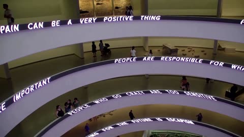 Art through words illuminates NYC's Guggenheim