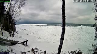 Lake Huron Timelapse 2022 01 22