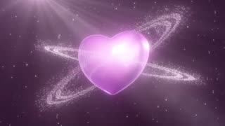 493. Pink Heart Shaped Planet With Pretty Rings