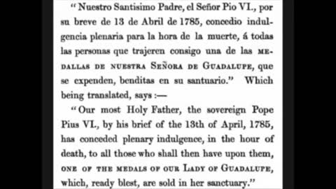 Non Fecit Taliter Omni Nationi : SS. Victoria Guadalupiana atque S.R.E. Privilegium Indulgentiarum