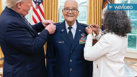President Trump promoted Charles McGee, famous Tuskegee Airman, to Brigadier General