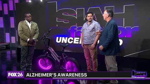 Pedego Bikes customizes special bike to raise awareness for Alzheimer's awareness