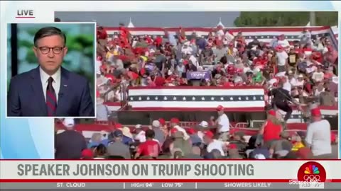 WATCH: Speaker Johnson Defends Trump, Skewers Hateful Rhetoric After Assassination Attempt