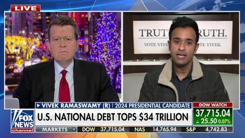 Vivek Ramaswamy: "If the interest payments on our national debt become the largest line item in our federal budget, we're in quicksand..."