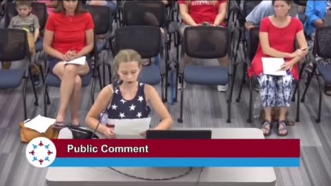 9 Year Old Student Speaks Out Against Hypocritical Woke School Board