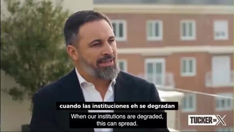 Tucker Carlson entrevista a Santiago Abascal