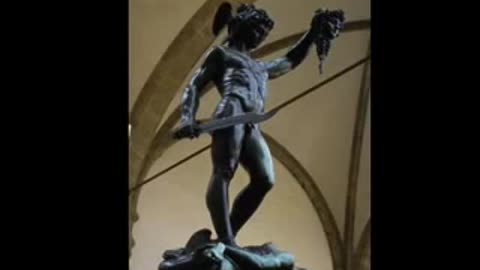 "Greatest Works of World Sculpture" series: "Perseus with the head of the Gorgon Medusa