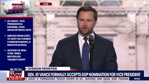 Trump Ticket: JD Vance accepts VP nomination at RNC | LiveNOW from FOX