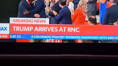 Trump entering RNC 2024