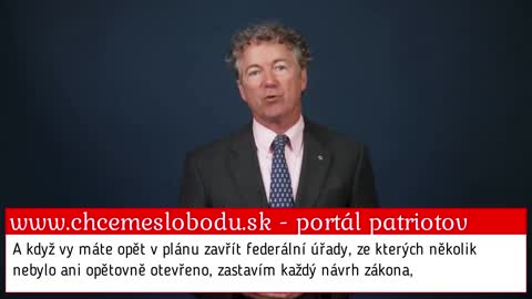 "Nemusíme akceptovat nařízení, lockdowny a škodlivou politiku těchto malých tyranů a byrokratů."