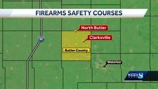 Video on firearm safety courses in Iowa