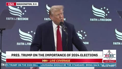 TRUMP: "The Most Important Election In The History Of Our Country!"