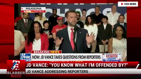 JD Vance: "You Know What I'm Offended By?"