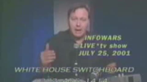 Alex Jones Predicts 9-11 Two Months Before it Happens