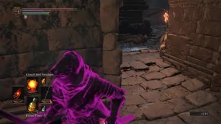 Dark souls 3, Almost gank spank but I forgot I'm a mound maker