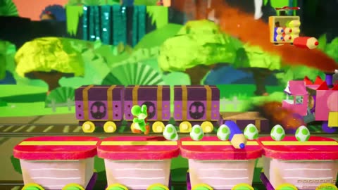 Yoshi's Crafted World - Full Game Walkthrough 1080p