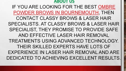 Best Ombre Powder Brows in Bournemouth