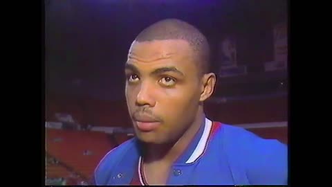 January 18, 1987 - Charles Barkley and the 76ers Top the Indiana Pacers at Market Square Arena