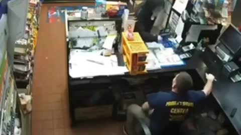 Brave Cashier Humiliates Robber With Toy Gun