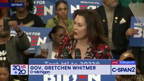 Gretchen Whitmer bragged about how she’s “ridin’ with Biden.”